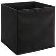 Aufbewahrungsbox Nino in Schwarz - Schwarz, MODERN, Karton/Textil (32/32/32cm) - Modern Living Aufbewahrungsbox Nino in Schwarz - Schwarz, MODERN, Karton/Textil (32/32/32cm) - Modern Living