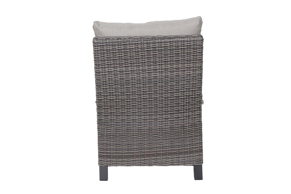 Loungegarnitur Corido Grau - Grau, Basics, Keramik/Kunststoff (302/88/219cm) - Siena Garden