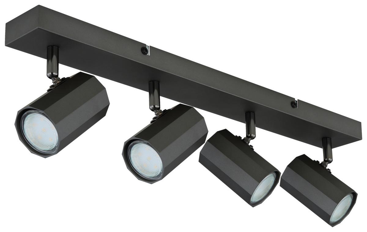 LAMPA SUFITOWA LUKKA - szary, Design, metal (53/6/14,5cm) - Novel