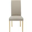 Stuhl Schlamm/Weiß - Schlammfarben/Buchefarben, MODERN, Holz/Textil (49/105/48cm) - Modern Living