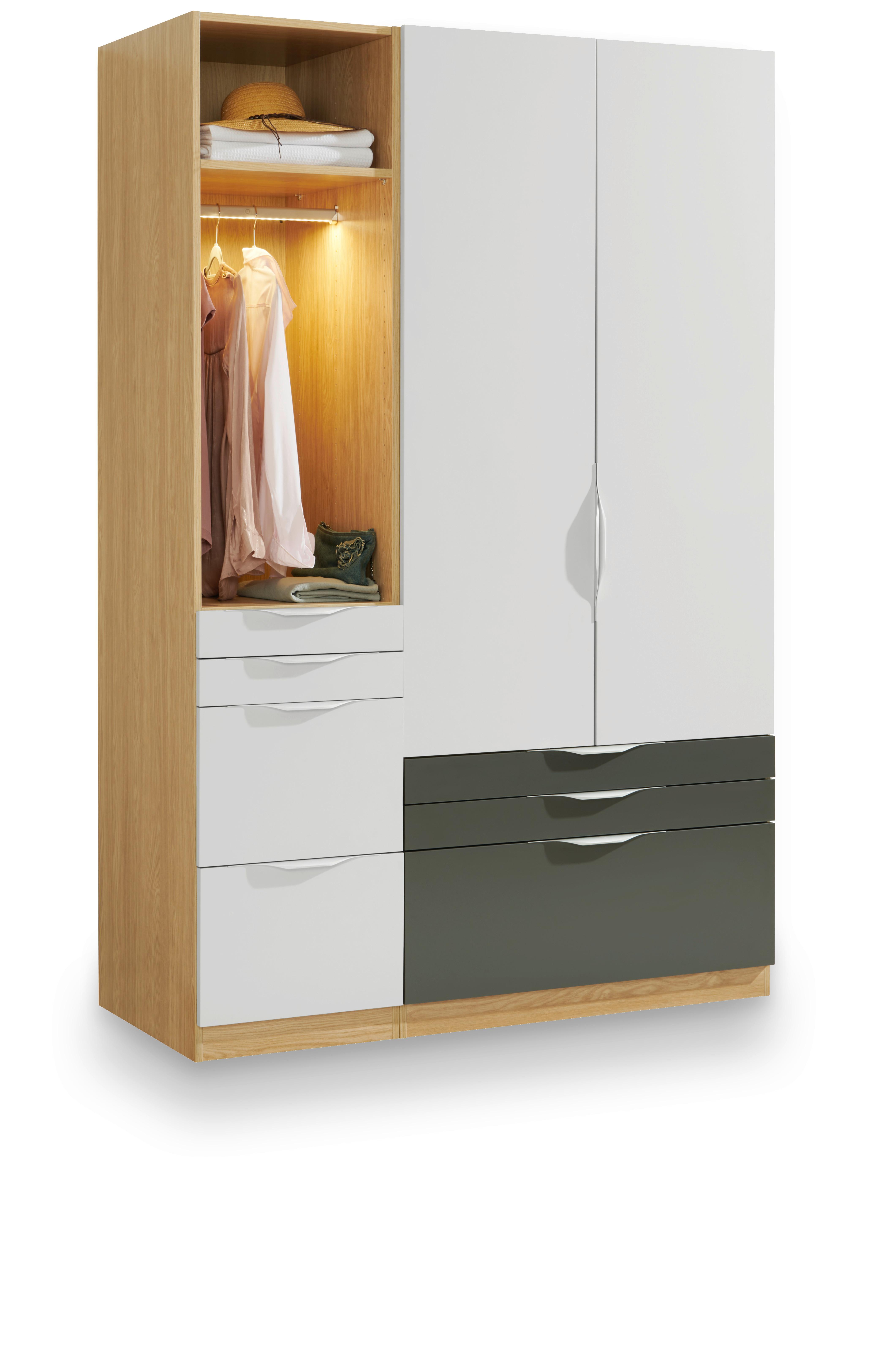 KLEIDERSCHRANKKORPUS UNIT -BASED- - Eichefarben, MODERN, Holzwerkstoff (45,6/210/56,5cm) - Based