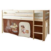 Pograd Malte, 90x200, Bor, Masivno, Rjava - naravne barve/bež, Natur, les (90/200cm) - MID.YOU