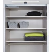 Set Polica Sonate - siva, Moderno, drvni materijal (97/2,2/48cm) - Premium Living