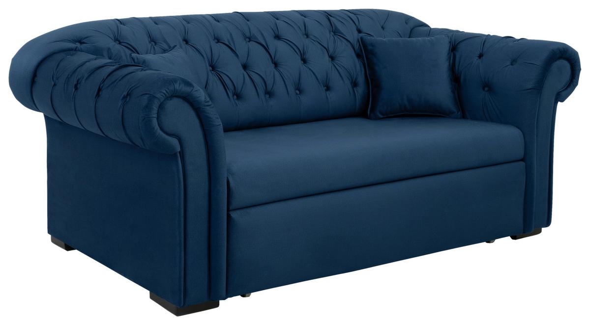 CANAPEA EXTENSIBILĂ CUPIDO - albastru închis, Design, textil (213/86/99cm) - Mömax