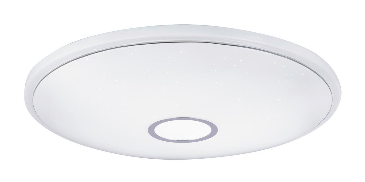 LED-Deckenleuchte Connor in Opal/Weiß max. 30 Watt - Opal/Weiß, Basics, Kunststoff/Metall (68/10cm) - Globo
