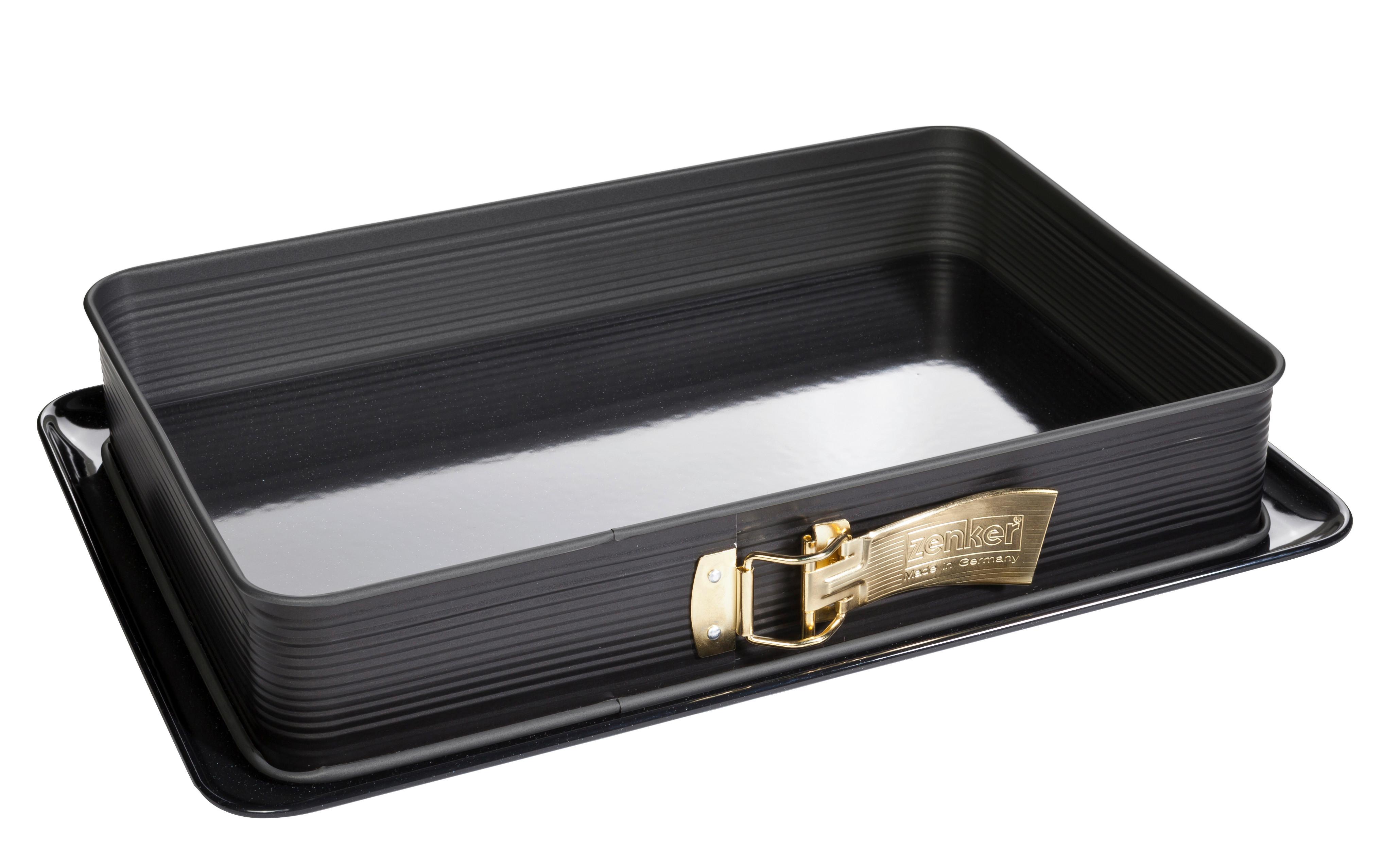 TORTOWNICA 7022 - antracytowy, Konventionell, metal (42,5/29,5/7,5cm) - Zenker