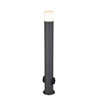 Wegleuchte Hoosic in Anthrazit max. 28 Watt - Anthrazit, Design, Kunststoff/Metall (12/80cm) - Trio Leuchten