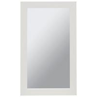 LUSTRO ŚCIENNE WHITE SHINE -SB- - biały, Modern, materiał drewnopochodny/szkło (30/50cm) - Mömax