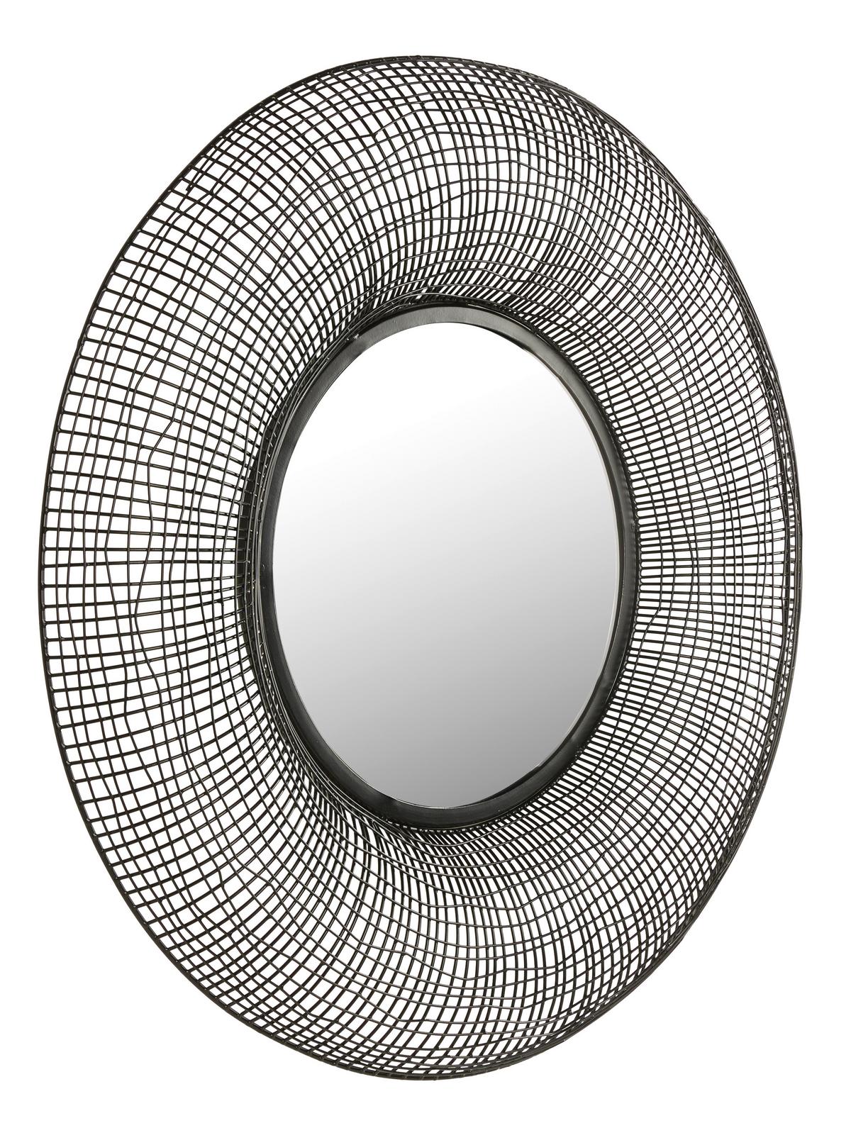 Wandspiegel Amon in Schwarz - Schwarz, MODERN, Glas/Holzwerkstoff (79/79/6cm) - Premium Living