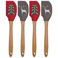 Spatulă pentru aluat Pure Christmas - roșu/gri, Konventionell - Modern Living