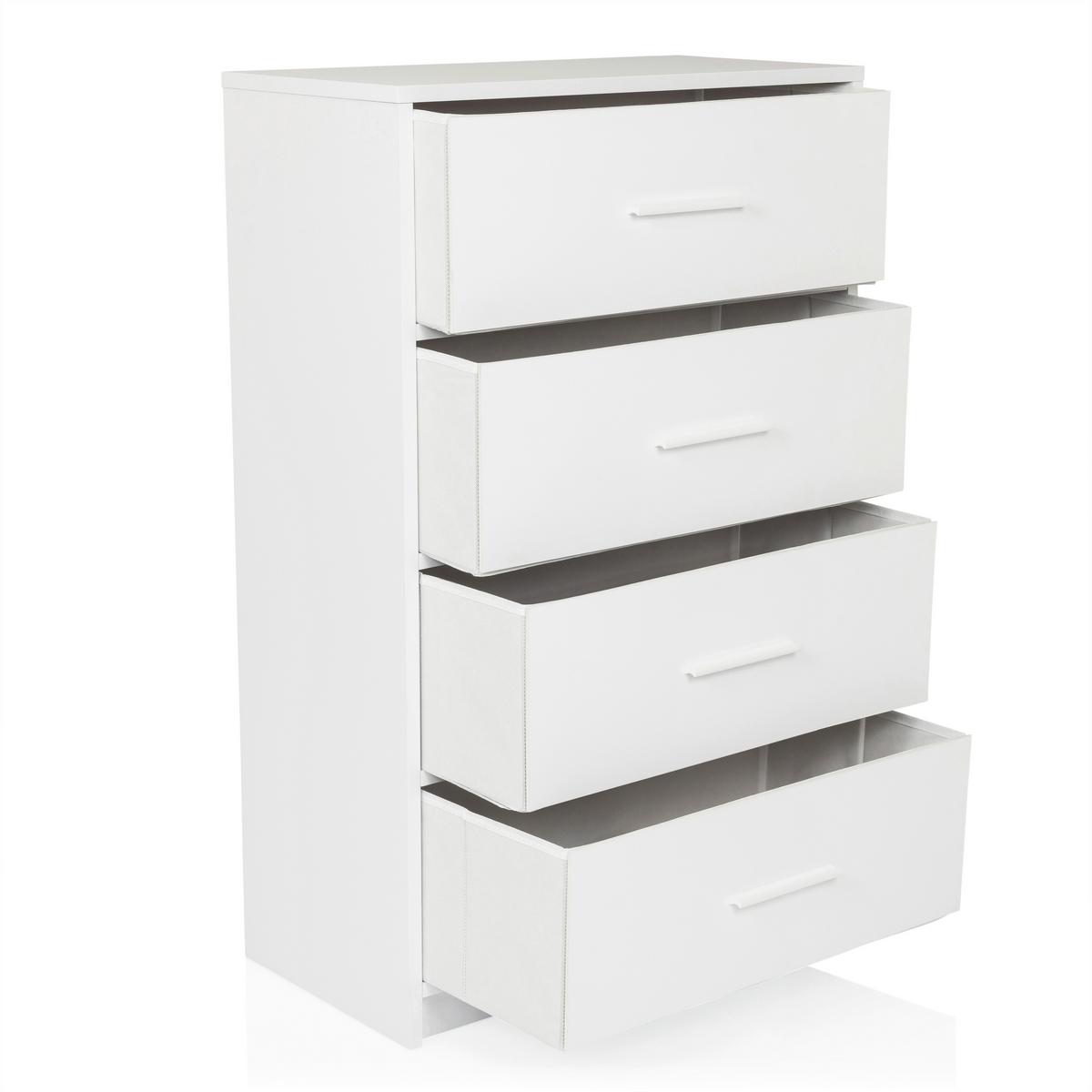 Komoda Estoria, Bela - bela, Konvencionalno, kovina/leseni material (58/91,5/30cm) - MID.YOU