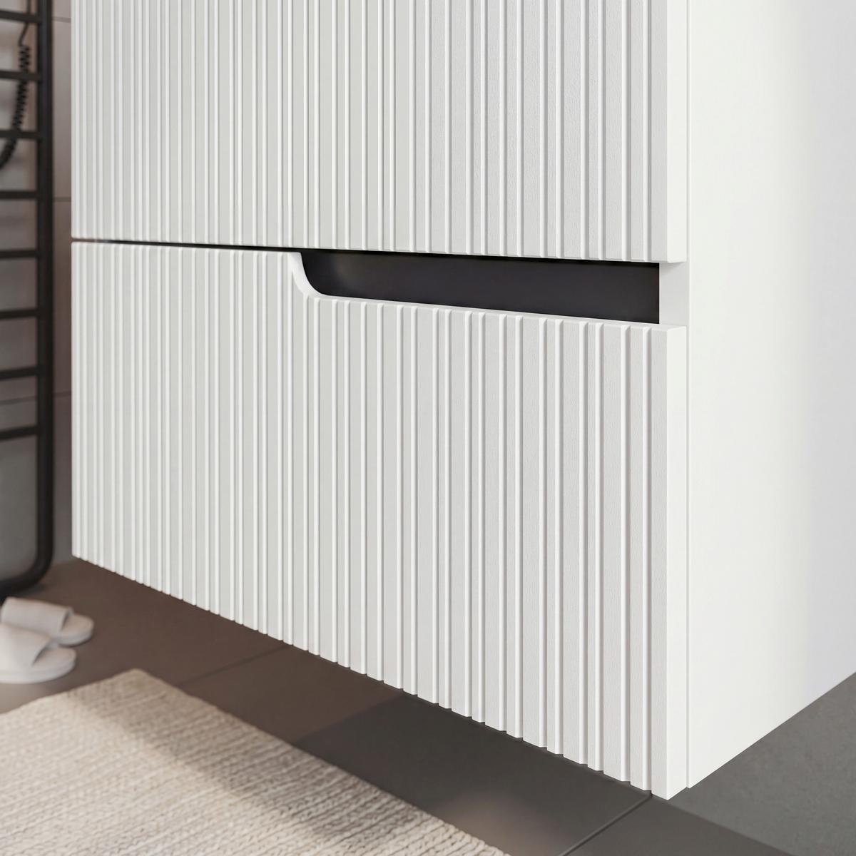Element Ispod Umivaonika Winter - bijela/antracit, Moderno, drvni materijal (60/51/46cm)
