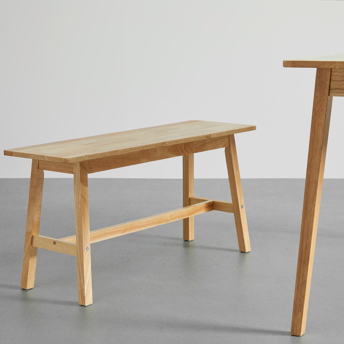 Sitzgruppe Holz Marijana Eichefarben - Eichefarben, MODERN, Holz (120-90-60/80-30-30/73-45-45cm) - Bessagi Home