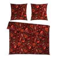 Bettwäsche Nora XXL Rot ca. 200x200cm - Rot, MODERN, Textil (200/200cm) - Mömax