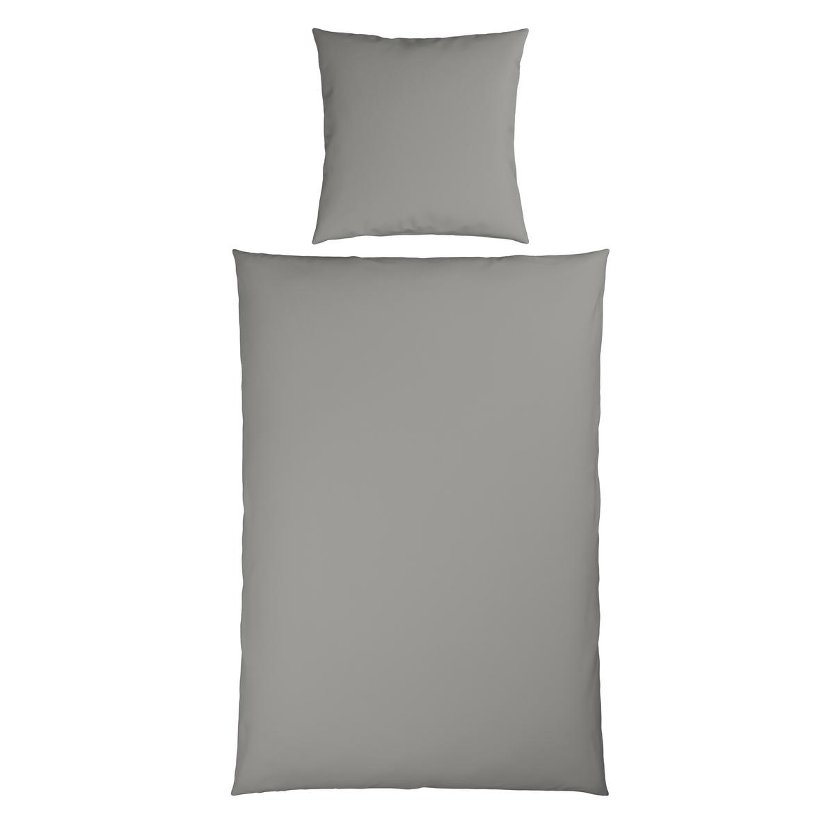 Bettwäsche Julie Grau ca. 135x200cm - Grau, Textil (135/200cm) - Mömax