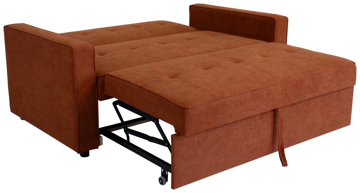 Sofa Na Razvlačenje Haze - terakota, Trend, tekstil (162/90/89cm) - Modern Living