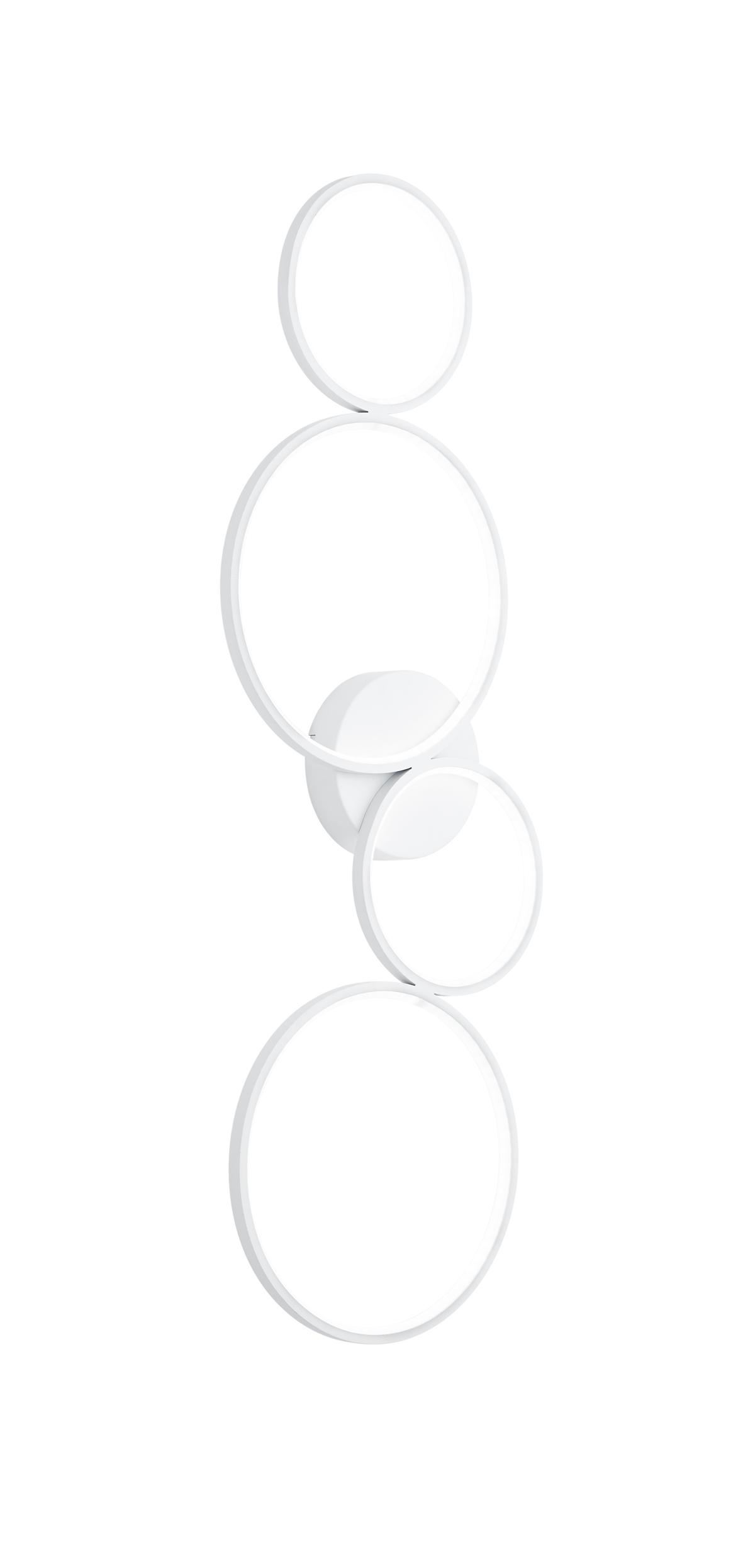 LED-Deckenleuchte Rondo in Weiß max. 37 Watt - Weiß, Design, Metall (97/5,5/34,3cm) - Trio Leuchten