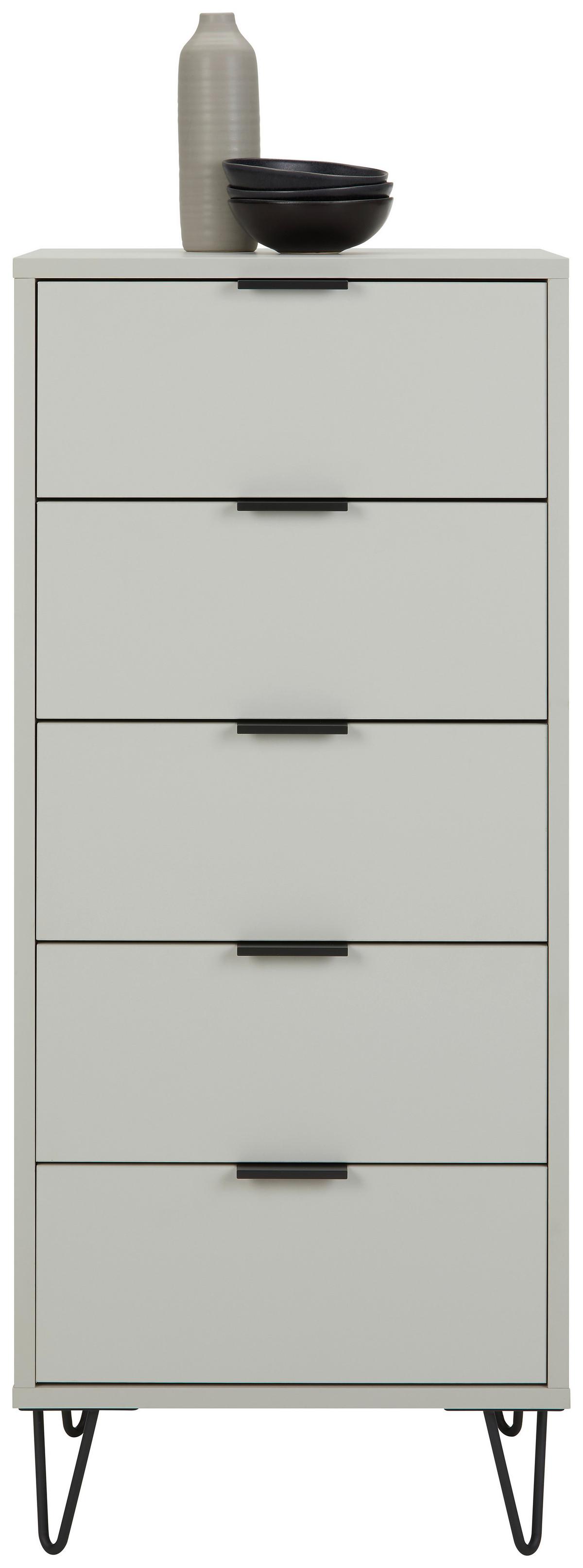 Komoda Bounty - siva/antracit, Moderno (51/108/45cm) - Premium Living