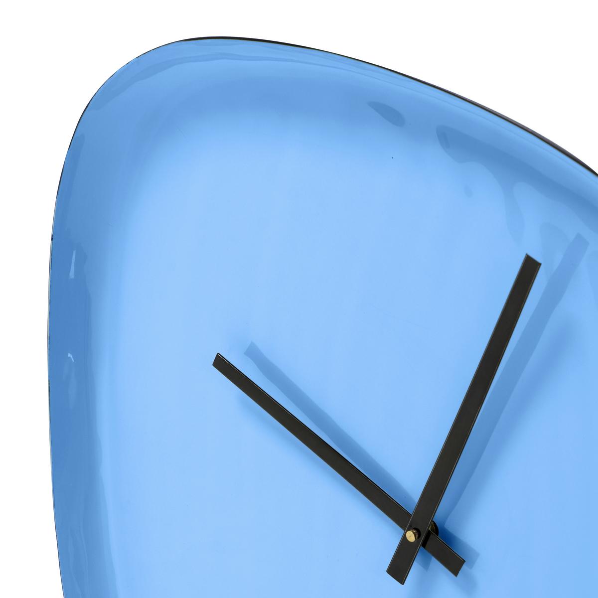 Wanduhr Tomo Pastellblau Ø ca. 42cm - Pastellblau, Basics, Metall (42/42/4cm)