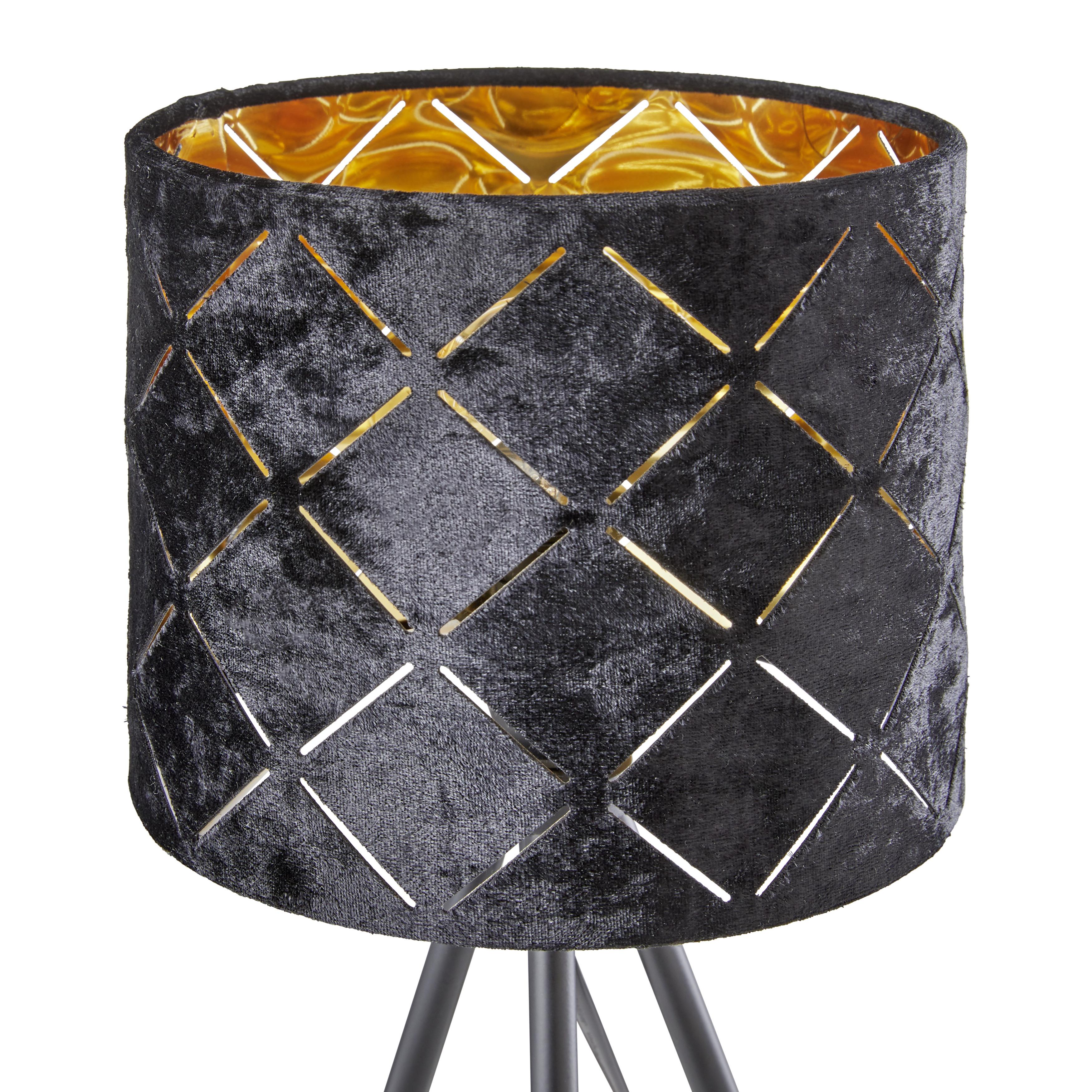 BORDSLAMPA EVELYN - svart, Lifestyle, metall (17/35cm) - Mömax