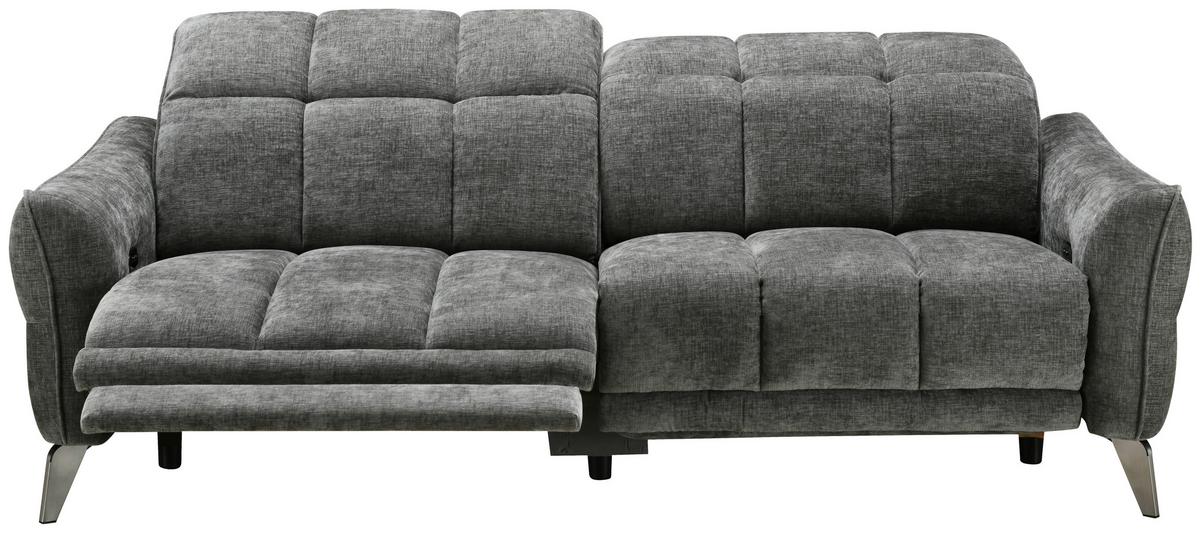 Zofa Jupiter, Temno Siva - temno siva/črna, Design, kovina/tekstil (216/79/106cm) - Livetastic