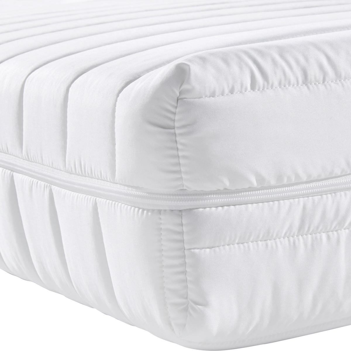 Taschenfederkernmatratze Memory Elastic ca. 90x200 cm - Weiss, Modern (90/200cm)