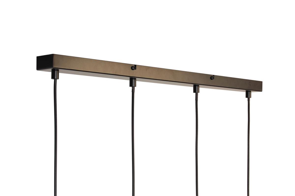 LAMPA WISZĄCA MIAMI - czarny, Trend, metal (65/9/120cm) - Novel