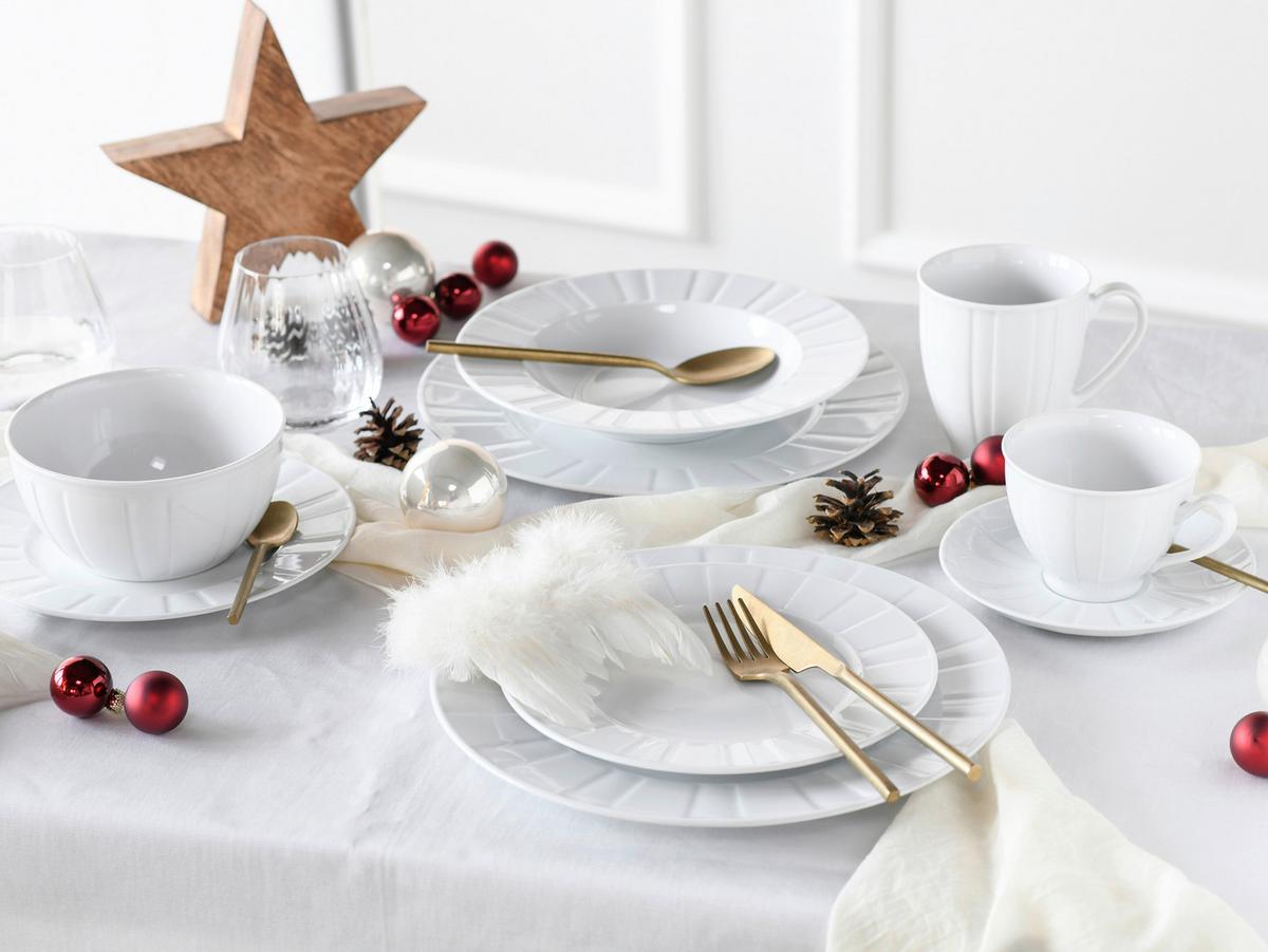 Kombinirani Servis Barcelona, 30-Delni - bela, Basics, keramika - Creatable