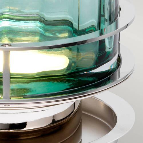Stolna Svjetiljka Qn-Arno-Green-Pn - zelena/boje nikla, Konvencionalno, staklo/metal (17.1/36.4cm) - Elstead Lighting