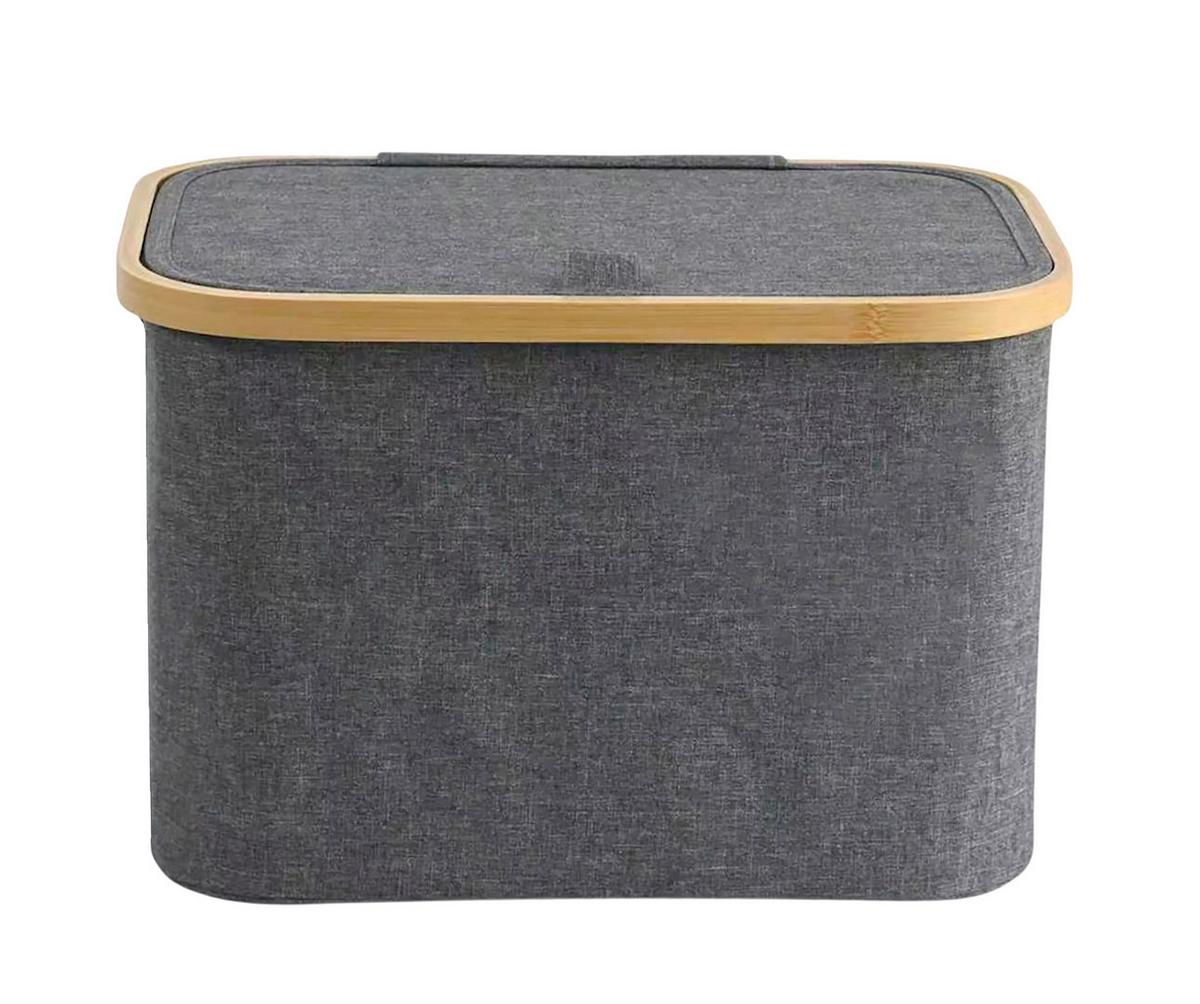 Korpica Za Odlaganje S Ines - siva/prirodna boja, Konvencionalno, tekstil/prirodni materijali (40,5/33/30cm) - Mömax