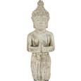 Buddha Buddha Knieend aus Stein - Braun, KONVENTIONELL, Stein (14/11,5/32cm) - Mömax modern living