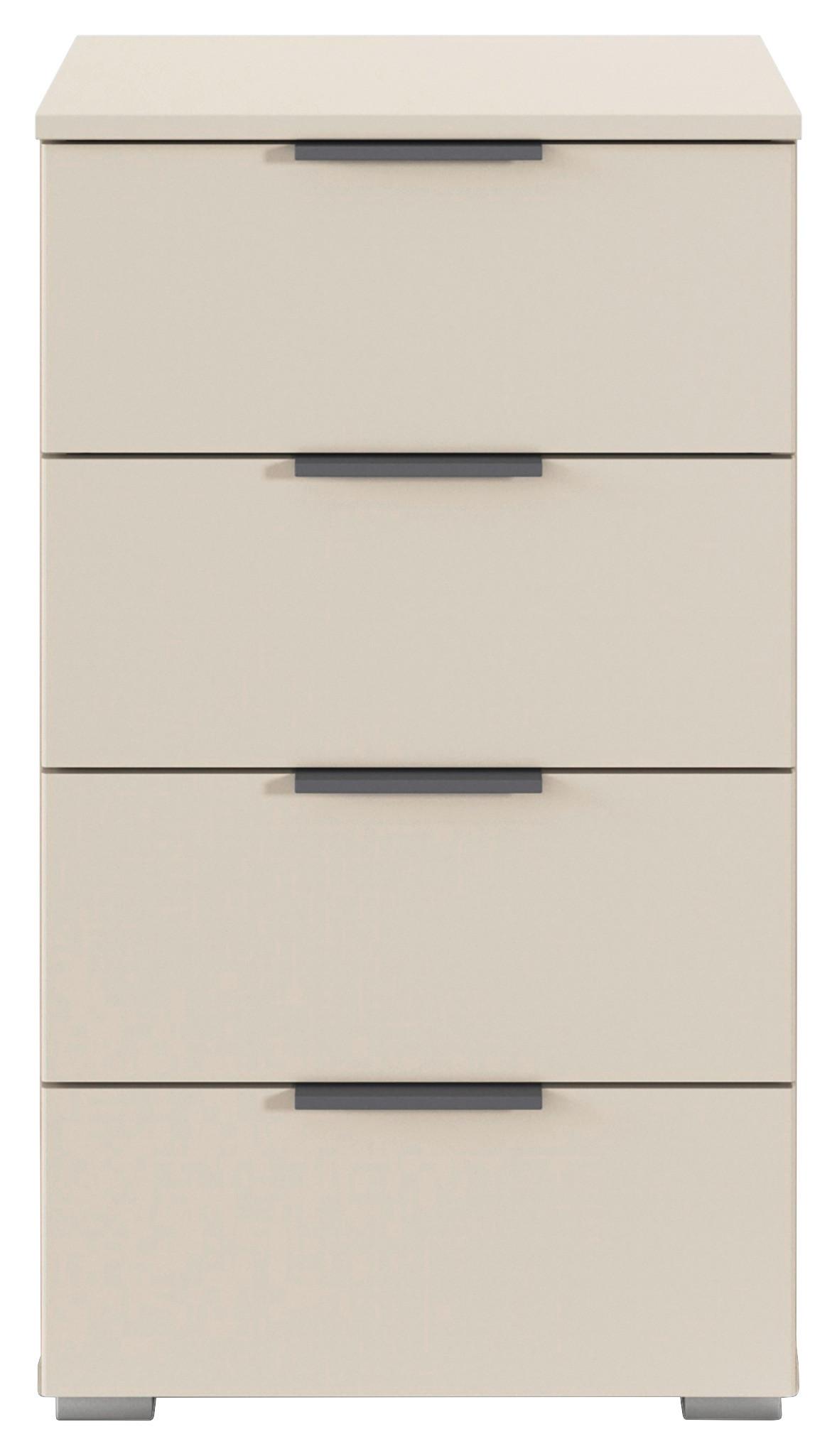 COMODA ALABAMA - șampanie, Modern, material pe bază de lemn (47/81/42cm) - Modern Living