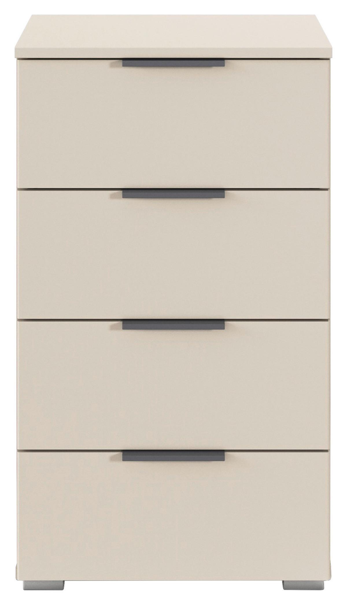 COMODA ALABAMA - șampanie, Modern, material pe bază de lemn (47/81/42cm) - Modern Living