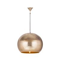 Hängeleuchte Y28uy - Champagner, Design, Metall (47/35/47cm) - Kayoom