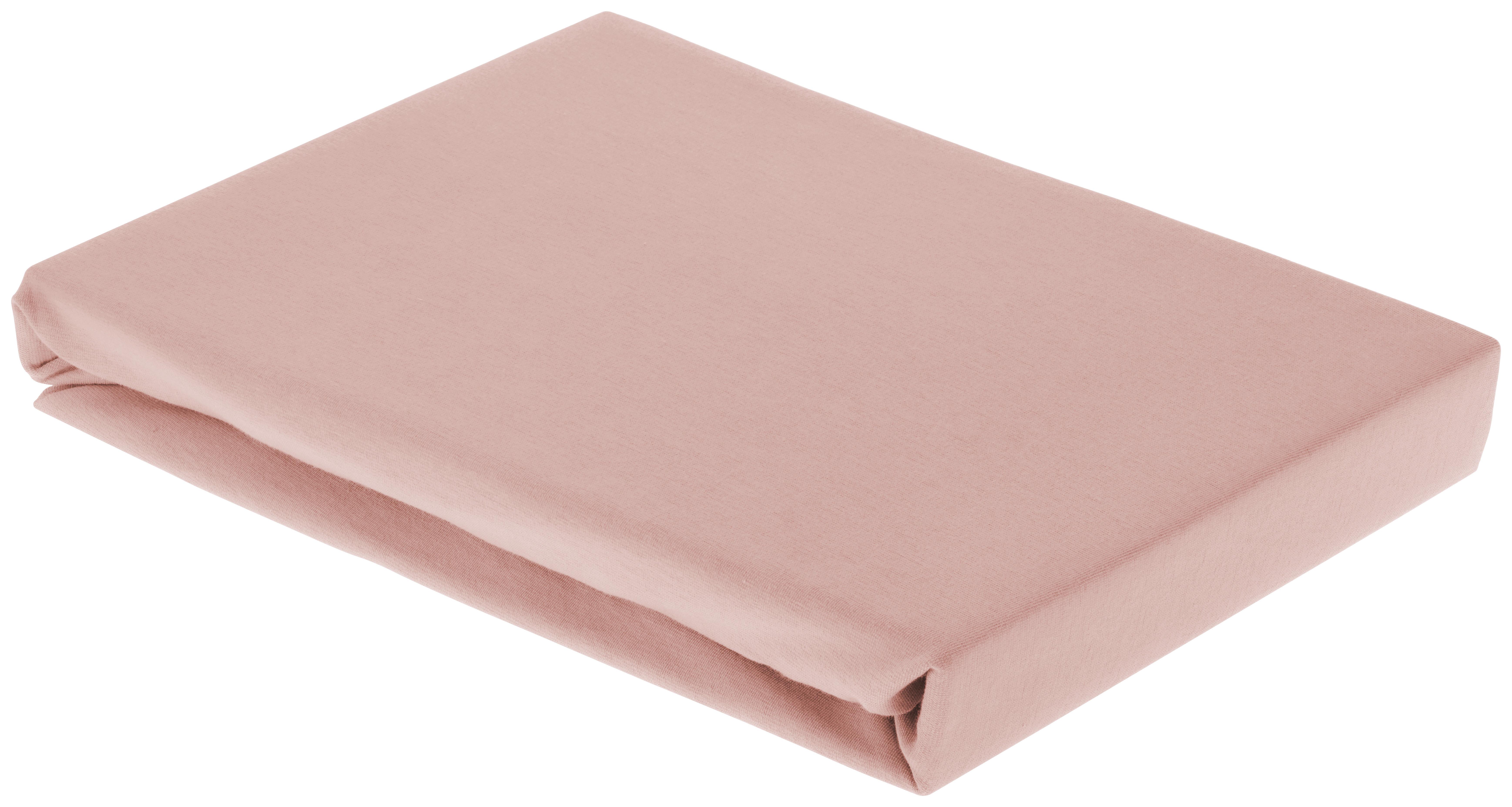 Cearșaf pentru pat Elasthan - mov, textil (180/200/15cm) - Premium Living