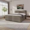 Boxspringbett Palermo ca. 180x200 cm Naturfarben - Beige, MODERN, Holz/Holzwerkstoff (180/200cm) - MID.YOU