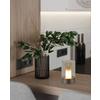 LED-DEKORATIONSLAMPA FLAMMI - vit/kromfärg, Modern, metall/glas (8,5/13cm) - Mömax