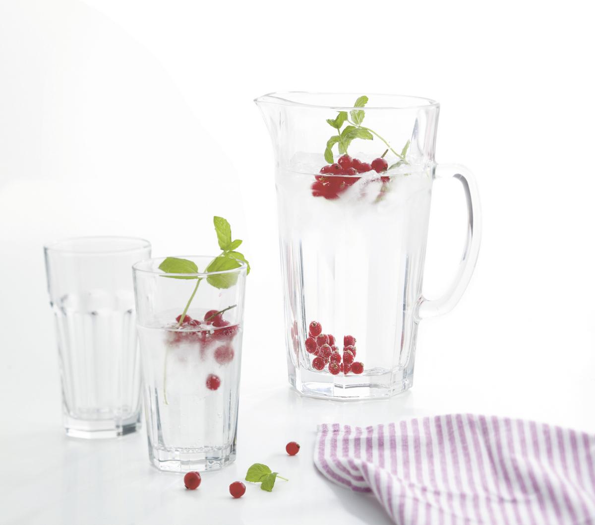 DZBANEK SZKLANY 012996 - przejrzysty, Basics, szkło (17.5/23.5/13cm) - Leonardo