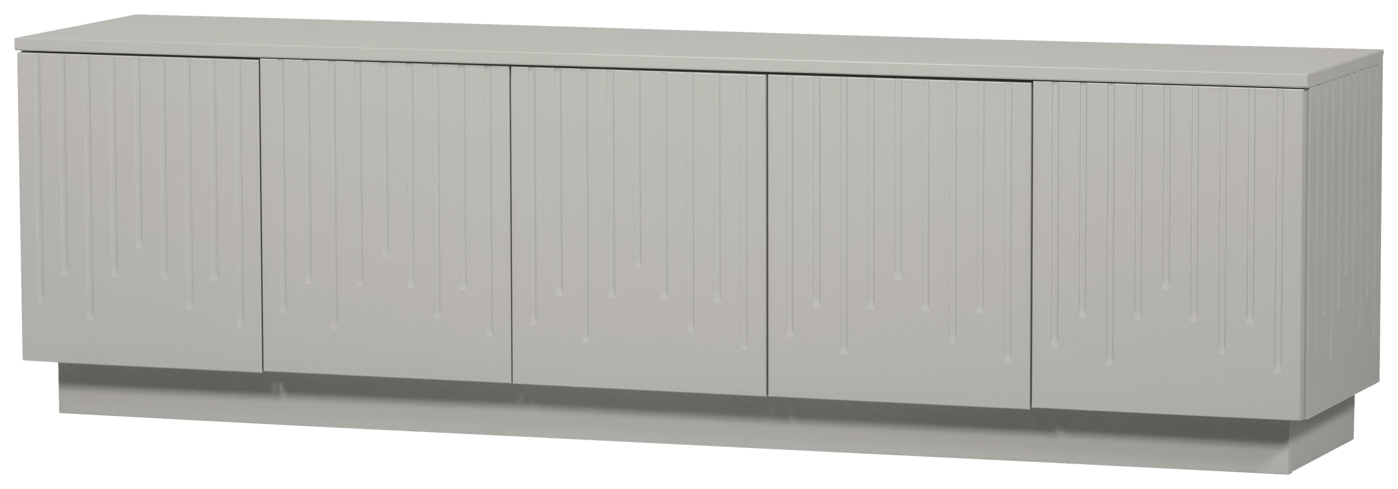 Lowboard Pencil Hellgrau - Hellgrau, Design, Holz (180/52/40cm) - Livetastic