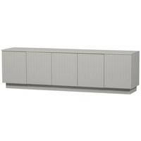 Lowboard Pencil Hellgrau - Hellgrau, Design, Holz (180/52/40cm) - Livetastic