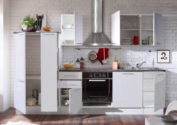 Bucătărie la comandă Welcome 6 - alb, Modern, material pe bază de lemn (300/204/60cm) - Based
