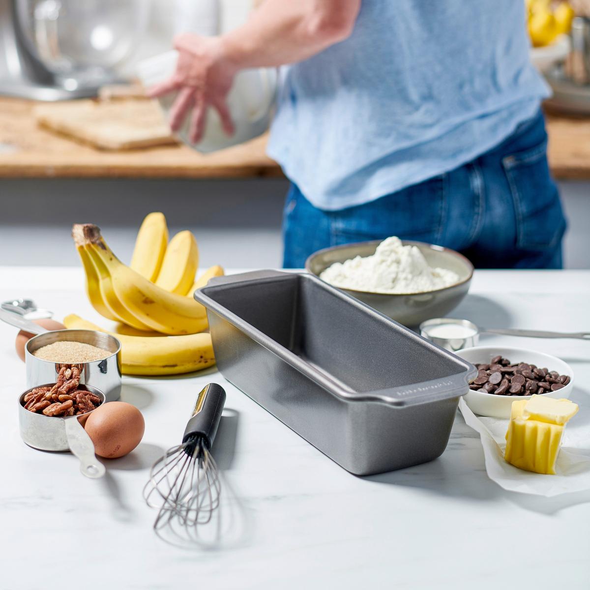 PROSTOKĄTNA FORMA DO PIECZENI METAL BAKEWARE - kolor aluminiowy, Basics, metal (11cm) - KitchenAid
