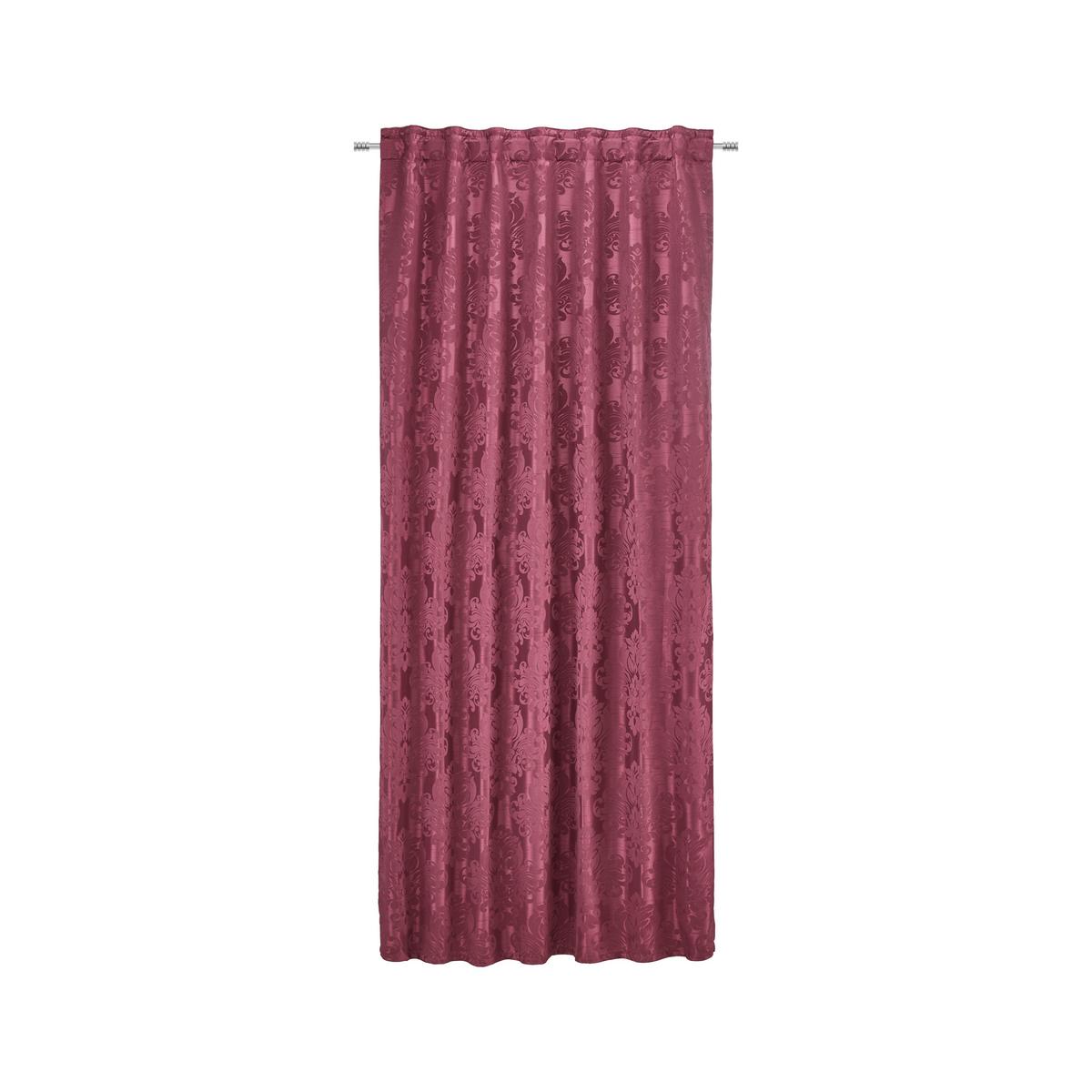 Končana Zavesa Charles - bordo, Trendi, tekstil (140/245cm) - Modern Living