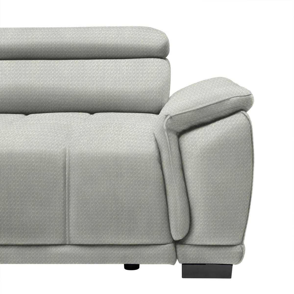 Ecksofa Gremio Links Sandfarben - Sandfarben/Schwarz, MODERN, Kunststoff/Textil (106/77-100/283-206cm) - Premium Living