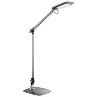 Namizna Led-svetilka Sonya, S Sijalko - siva/črna, Design, kovina/umetna masa (49/17,9/96cm) - Globo