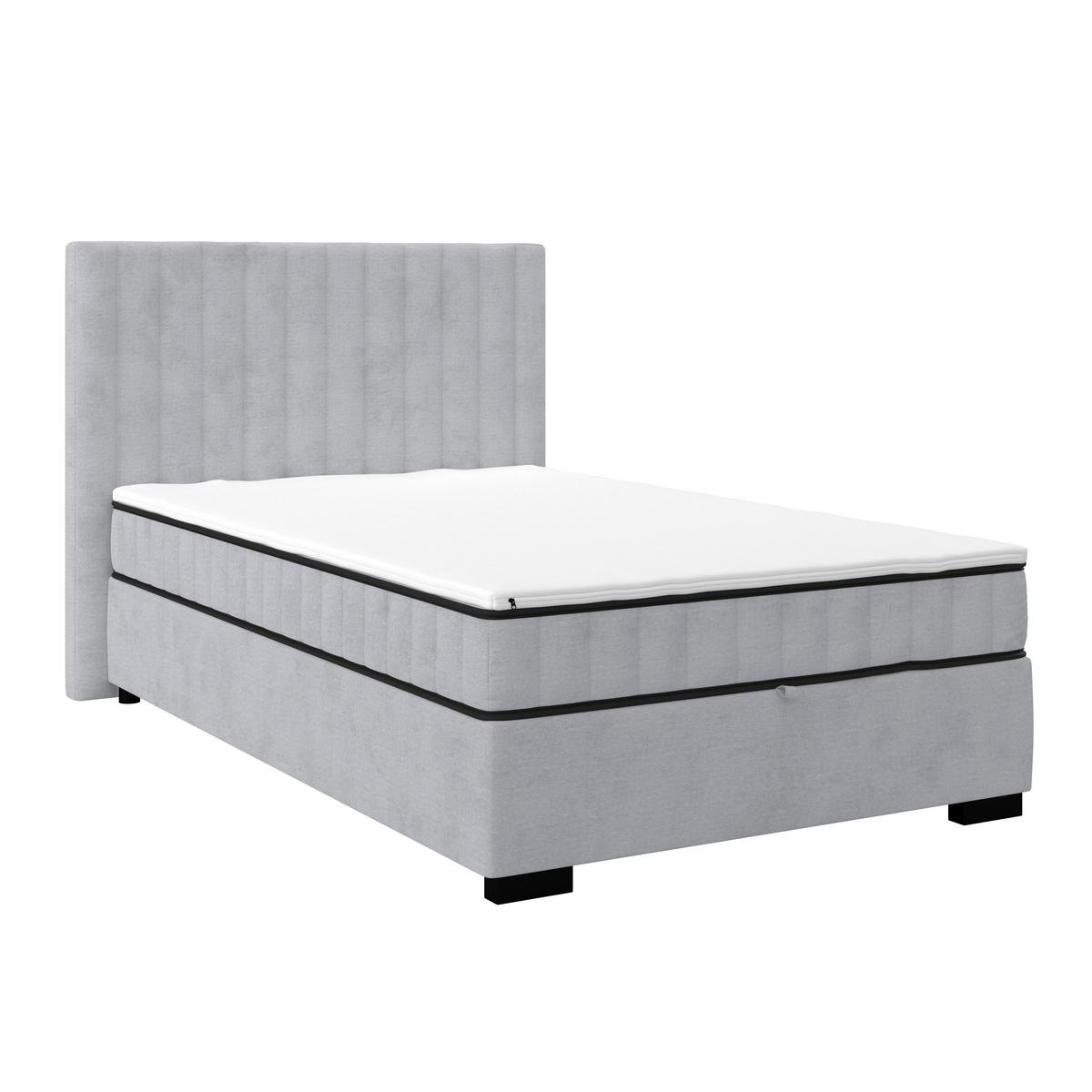 Box Krevet Maya C - siva/crna, Moderno, drvni materijal/drvo (100/200cm) - Modern Living