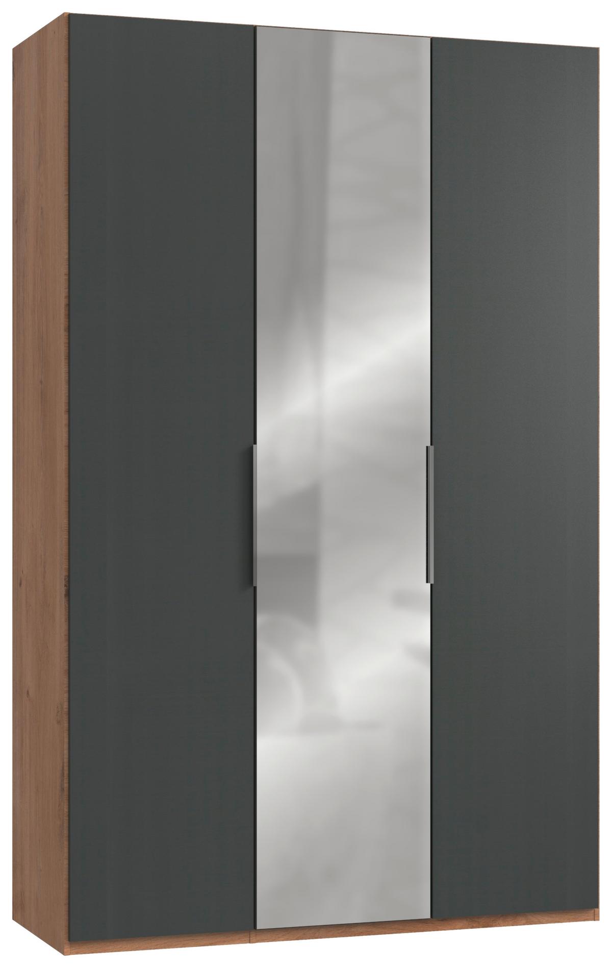 Ormar S Klasičnim Vratima Level 36a - boje grafita/boje hrasta, Moderno, drvni materijal (150/236/58cm) - MID.YOU