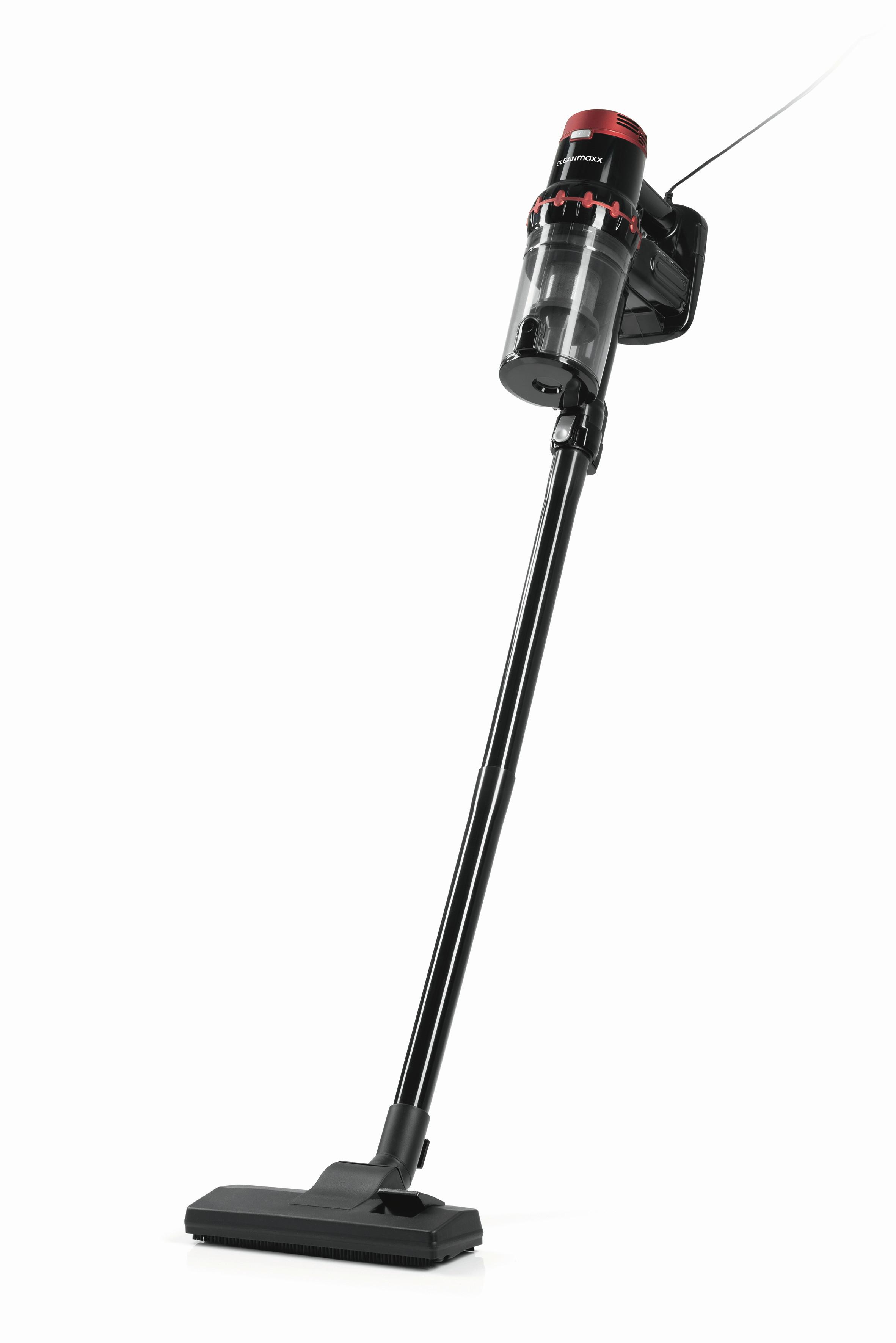 Zyklonstaubsauger Cleanmaxx Rot/Schwarz max. 400 Watt - Rot/Schwarz, MODERN, Kunststoff (23/20/110cm)