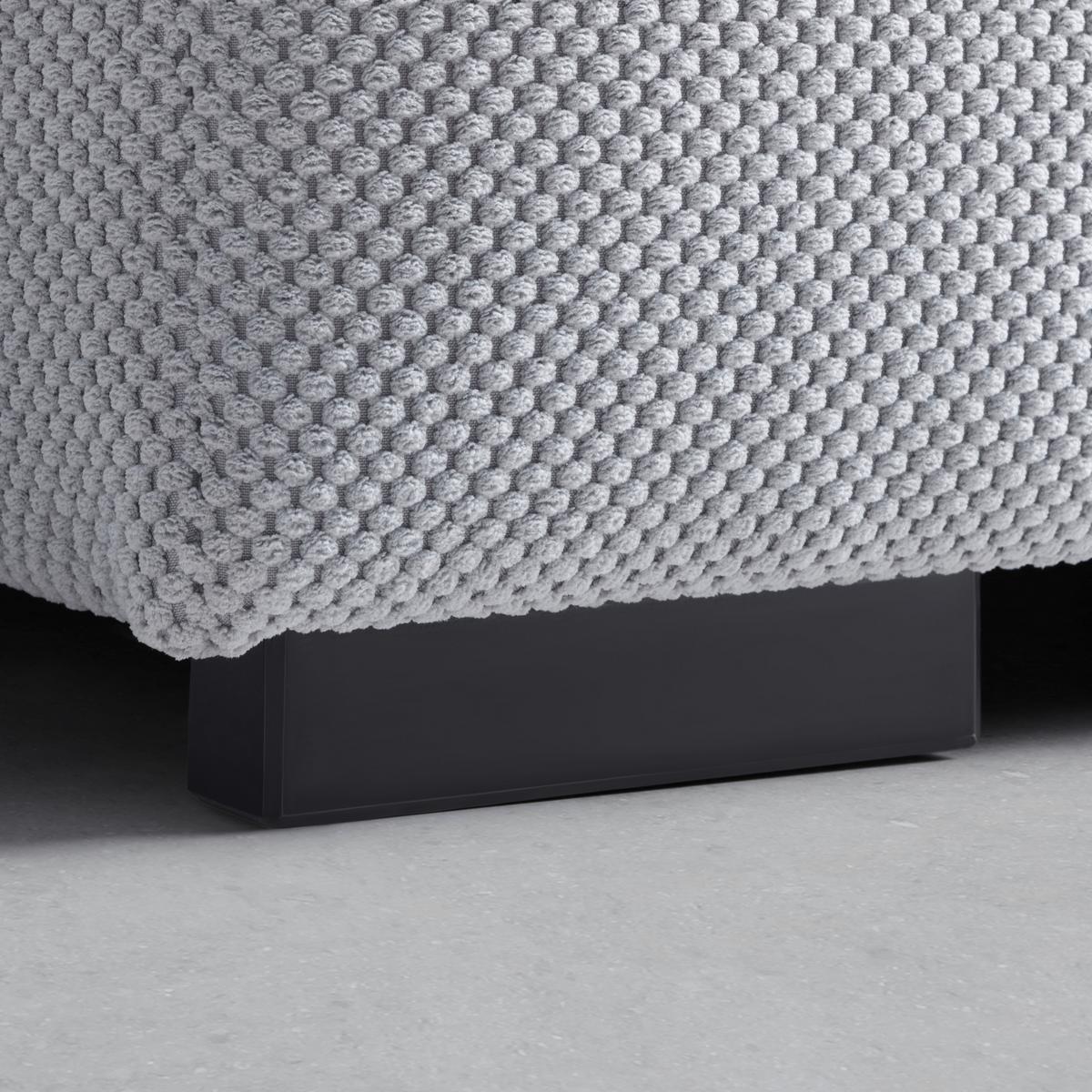 Wohnlandschaft Eliano Grau - Schwarz/Grau, Modern, Holz (252/93/184cm) - Mömax