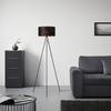 GOLVLAMPA EVELYN - svart, Lifestyle, metall (149cm) - Mömax